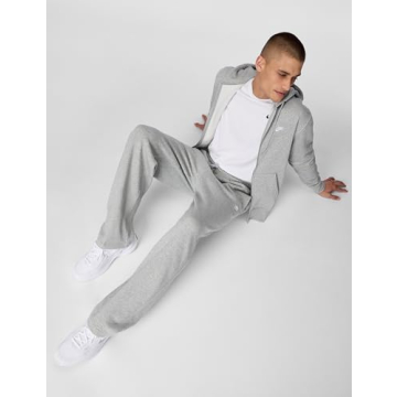 Nike Men's Club Open Hem Brushed Fleece Pants - Comfort & Style