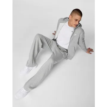 Nike Men's Club Open Hem Brushed Fleece Pants - Comfort & Style