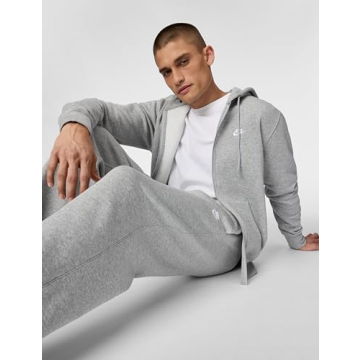 Nike Men's Club Open Hem Brushed Fleece Pants - Comfort & Style