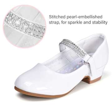 Stelle Girls Dress Shoes - Elegant Mary Jane Style