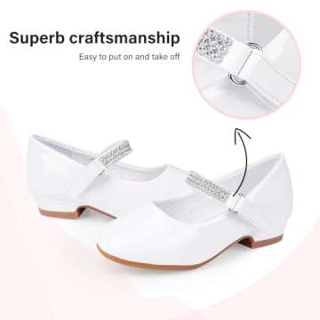 Stelle Girls Dress Shoes - Elegant Mary Jane Style