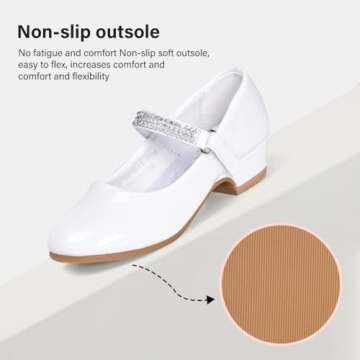 Stelle Girls Dress Shoes - Elegant Mary Jane Style
