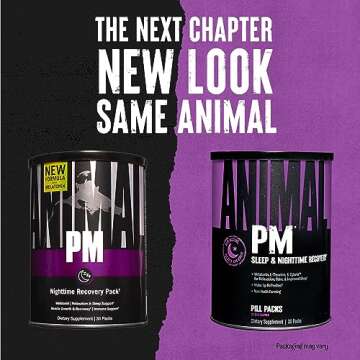 Animal PM - Zinc, Magnesium, Vitamin B6, GABA + AKG, Immune and Recovery Complex, Sleep & Relaxation...