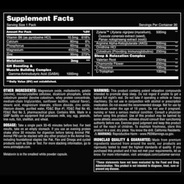 Animal PM - Sleep & Relaxation Supplement 30 Count