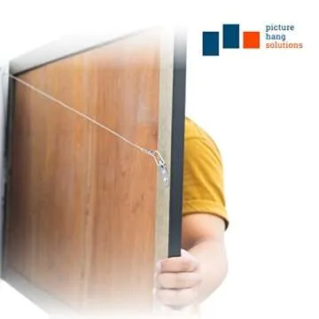 Heavy Duty D-Ring Picture Hangers - 50 Pack - 2 Hole with Screws - Picture Hang Solutions