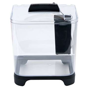 PENN-PLAX NuWave Betta Fish Tank Kit – 1.5 Gallon Aquarium with LED Light & Internal Filter
