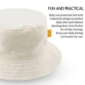 Stylish JANGANNSA Cotton Baby Sun Hat for Kids