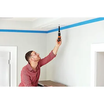 BLACK+DECKER Cordless Screwdriver with LED Light Extension Shaft