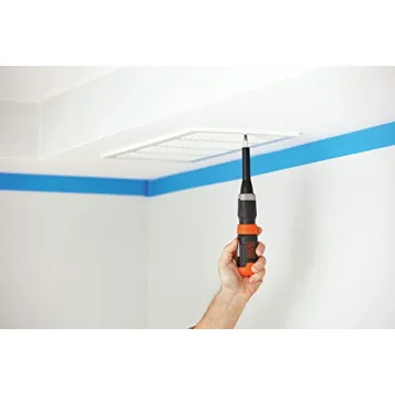 BLACK+DECKER Cordless Screwdriver with LED Light Extension Shaft