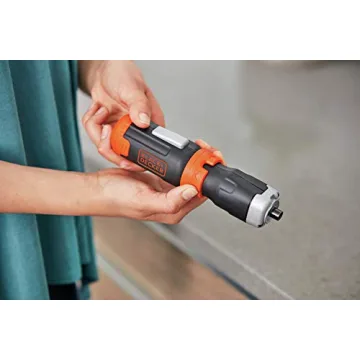 BLACK+DECKER Cordless Screwdriver with LED Light Extension Shaft
