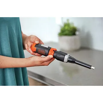 BLACK+DECKER Cordless Screwdriver with LED Light Extension Shaft