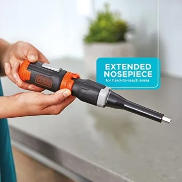 BLACK+DECKER Cordless Screwdriver with LED Light Extension Shaft