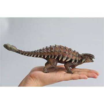 Nanmu 1: 35 Scale Ankylosaurus Mace Figure Ankylosaur Dinosaur Ankylosauridae Model Realistic PVC An...