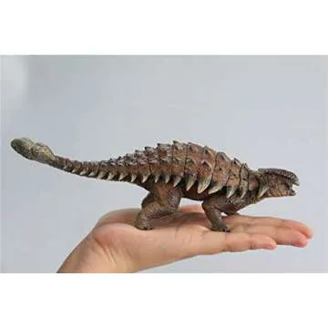 Nanmu 1: 35 Scale Ankylosaurus Mace Figure Ankylosaur Dinosaur Ankylosauridae Model Realistic PVC An...
