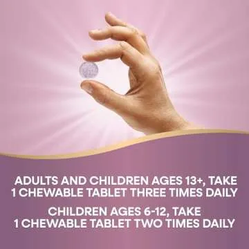 Nature's Way Cold+Flu Relief, Umcka, Shortens Duration and Reduces Severity, Multi-Symptom Relief, Homeopathic, Phenylephrine Free, Non-Drowsy, Berry Flavored, 20 Chewable Tablets (Packaging May Vary)