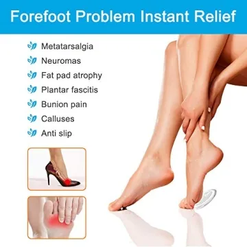 Premium Metatarsal Pads for Foot Pain Relief - 10 Pcs