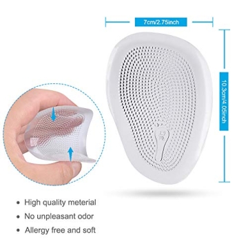 Premium Metatarsal Pads for Foot Pain Relief - 10 Pcs