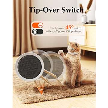 Gaiatop Space Heater: Stylish & Powerful 1000W Indoor Heater