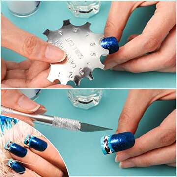 13 Pcs French Tip Tool Set for Perfect Nail Art