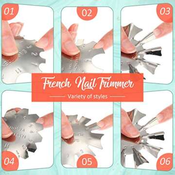 13 Pcs French Tip Tool Set for Perfect Nail Art