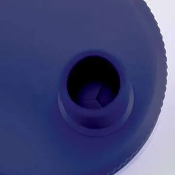 Tovolo Flow Pen 2.0 with Removable Cap 3-Cup Capacity Dispenser, Easy-Squeeze Batter Bottle with Mess-Free Valve for Pancake Art, 24 Ounces, Deep Indigo