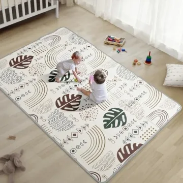 Babebay Reversible Foam Play Mat Safe Foldable Waterproof
