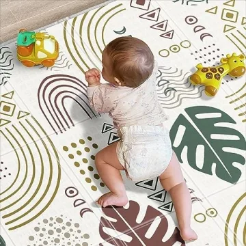 Babebay Reversible Foam Play Mat Safe Foldable Waterproof