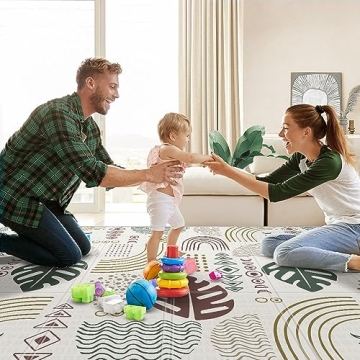 Babebay Reversible Foam Play Mat Safe Foldable Waterproof