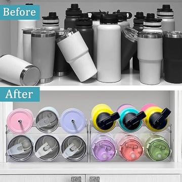 Homecor Stackable Organizer for Large Water Bottles