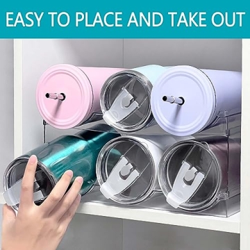 Homecor Stackable Organizer for Large Water Bottles