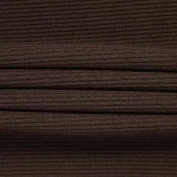 Artfish Women's Ribbed Crop Tank Top - Trendy Mocha Brown