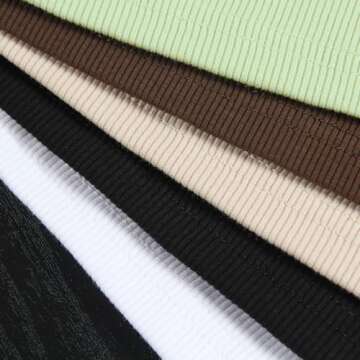 Artfish Women's Sleeveless Shirt Ribbed Fitted Scoop Neck Basic Long Crop Tank Top V Notch Mocha Brown m