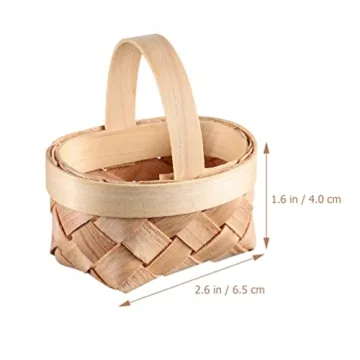 TOYANDONA Mini Woven Baskets for Party Favors and Decor