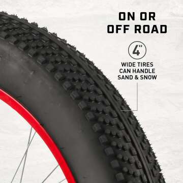 Mongoose Dolomite Mountain Bike with 26" Fat Tires