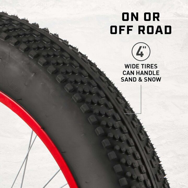 Mongoose Dolomite Mountain Bike with 26" Fat Tires