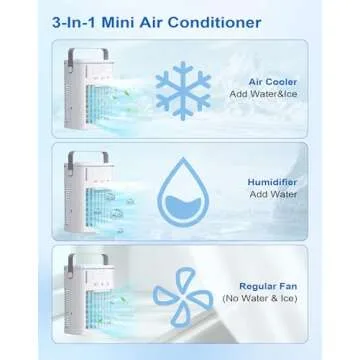 3-in-1 Portable Air Conditioner for Home & Outdoor