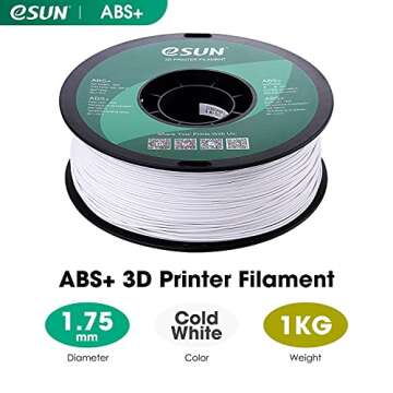 eSUN ABS+ Filament 1.75mm, 3D Printer Filament ABS Plus, Dimensional Accuracy +/- 0.05mm, 1KG Spool ...