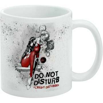 Harley Quinn Disturbed Coffee Mug - 11oz Ceramic
