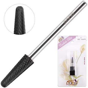 PANA USA Cone Shape Carbide Nail Drill Bit for Professionals