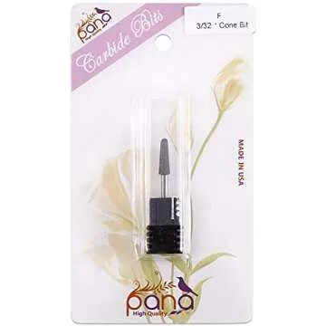 PANA USA Cone Shape Carbide Nail Drill Bit for Professionals
