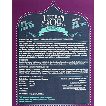 Ultra Oil Skin and Coat Supplement for Dogs & Cats