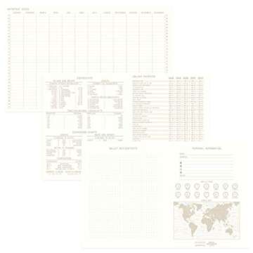 DesignWorks Ink Hard Cover Journal with Pen Holder, Kraft Cactus Cuties