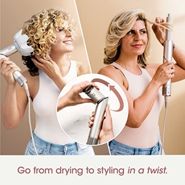 Shark HD435 FlexStyle Hair Dryer & Multi-Styler for All Hair Types