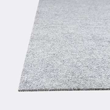 Rugs.com - 5' x 8' Everyday Performance Rug Pad 1/4" Thick Felt & Non-Slip Backing Perfect for Any Flooring Surface