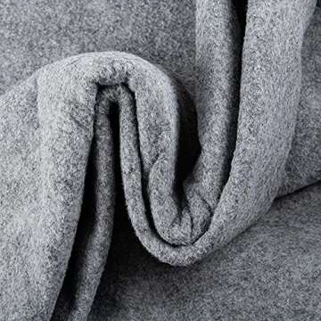 Rugs.com - 5' x 8' Everyday Performance Rug Pad 1/4" Thick Felt & Non-Slip Backing Perfect for Any Flooring Surface