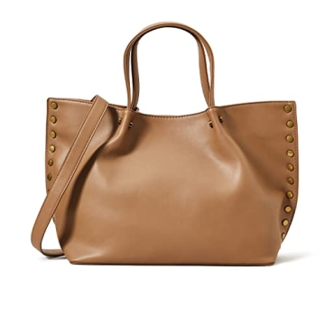 The Drop Women's Hillary Tote Bag in Mushroom Perfect for All Occasions