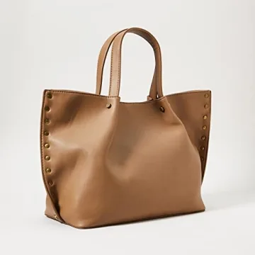 The Drop Women's Hillary Tote Bag in Mushroom Perfect for All Occasions