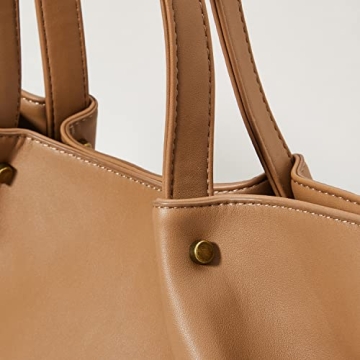 The Drop Women's Hillary Tote Bag in Mushroom Perfect for All Occasions