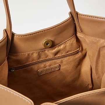 The Drop Women's Hillary Tote Bag in Mushroom Perfect for All Occasions
