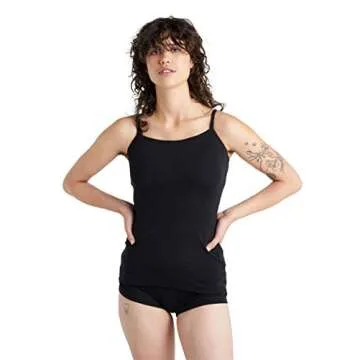 Icebreaker Merino Camisole for Women 175gm Everyday - Black - Small